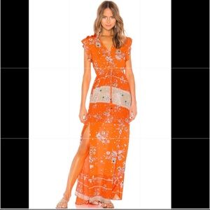 Maaji Cinched Maxi Dress small